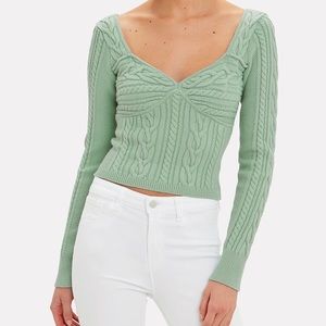 Ronny Kobo Cropped Sweater